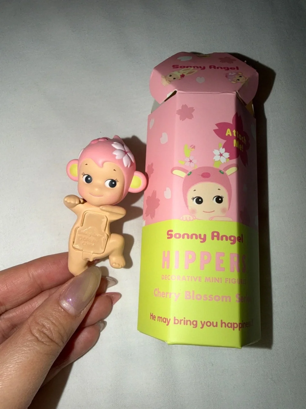 Sonny Angel Hipper Decorative Mini Figure - Pink Cherry Blossom - Picture 1 of 4